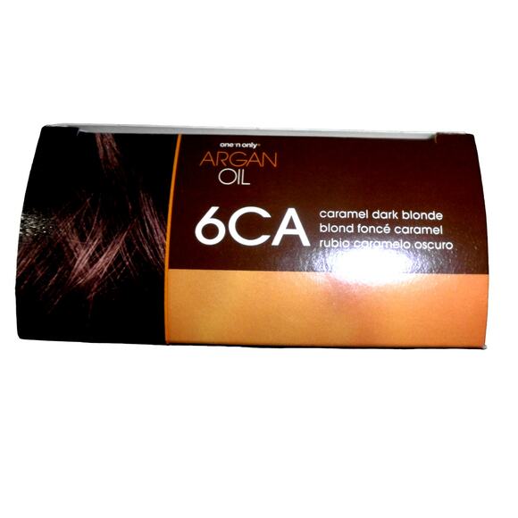 One 'n Only Argan Oil Fast 10 Permanent Hair Color Kit 6CA Caramel Dark Blonde - Picture 2 of 5